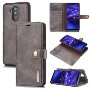 DG.MING Huawei Mate 20 Lite/Maimang 7 Wallet Magnetic Case Gray