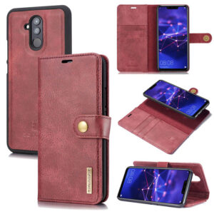 DG.MING Huawei Mate 20 Lite/Maimang 7 Wallet Magnetic Case Red