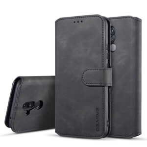 DG.MING Huawei Mate 20 Lite/Maimang 7 Wallet Stand Case Black