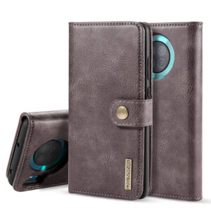 DG.MING Huawei Mate 30 Wallet Magnetic Split Leather Case Gray