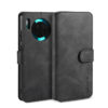 DG.MING Huawei Mate 30 Wallet Stand PU Leather Case Black