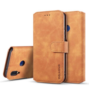 DG.MING Huawei P20 Lite/Nova 3e Wallet Stand Case Brown