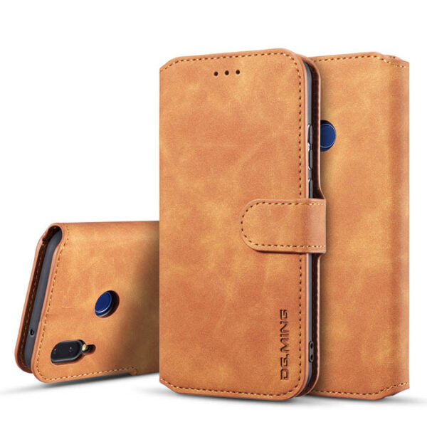 DG.MING Huawei P20 Lite/Nova 3e Wallet Stand Case Brown