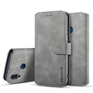 DG.MING Huawei P20 Lite/Nova 3e Wallet Stand Case Gray