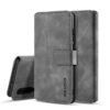 DG.MING Huawei P30 Wallet Stand PU Leather Case Gray