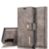DG.MING Huawei P40 Wallet Magnetic Split Leather Case Gray
