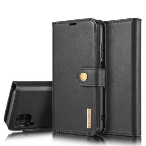 DG.MING Huawei P40 Lite/Nova 6 SE Wallet Magnetic Case Black