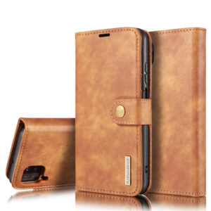 DG.MING Huawei P40 Lite/Nova 6 SE Wallet Magnetic Case Brown