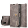 DG.MING Huawei P40 Lite/Nova 6 SE Wallet Magnetic Case Gray