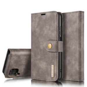 DG.MING Huawei P40 Lite/Nova 6 SE Wallet Magnetic Case Gray