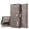 DG.MING Huawei P40 Pro Wallet Magnetic Split Leather Case Gray