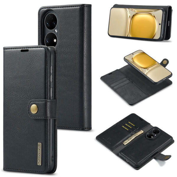 DG.MING Huawei P50 Pro Wallet Magnetic Case