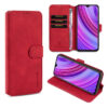 DG.MING OPPO Realme 6 Pro Wallet Stand PU Leather Case Red