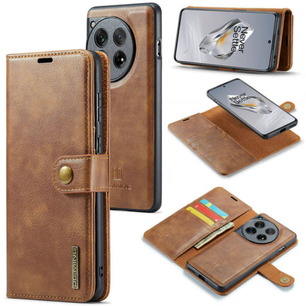 DG.MING OnePlus 12 Wallet Magnetic Case