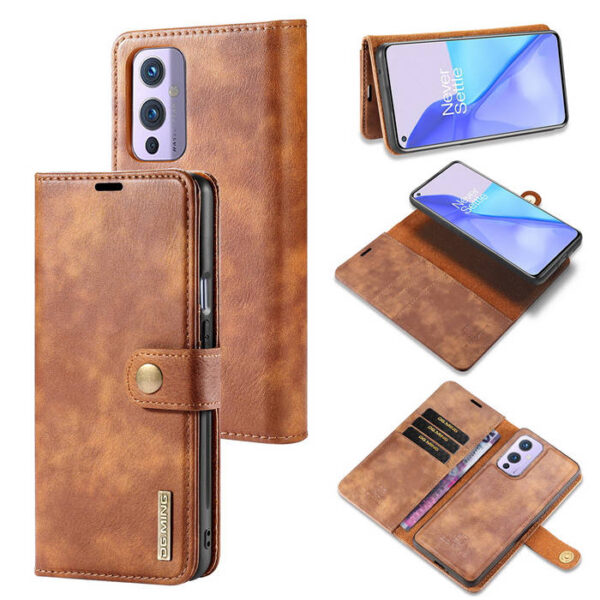 DG.MING OnePlus 9 Wallet Magnetic Case