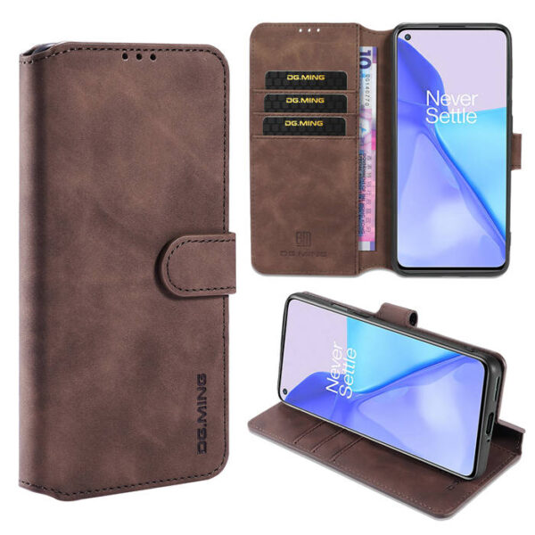 DG.MING OnePlus 9 Wallet Stand Case