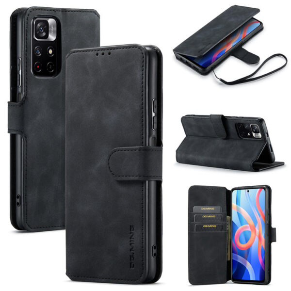 DG.MING Xiaomi Redmi Note 11 Wallet Stand Case