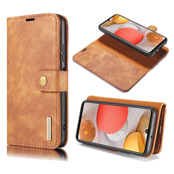 DG.MING Samsung Galaxy A42 5G Wallet Magnetic Detachable 2 in 1 Case