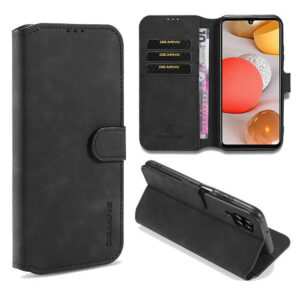 DG.MING Samsung Galaxy A42 5G Wallet Stand PU Leather Case