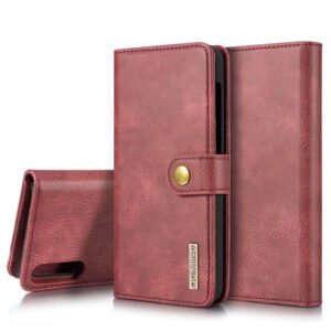 DG.MING Samsung Galaxy A50/A50S/A30S Wallet Magnetic Case Red