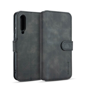 DG.MING Samsung Galaxy A50/A50S/A30S Wallet Stand Case Black