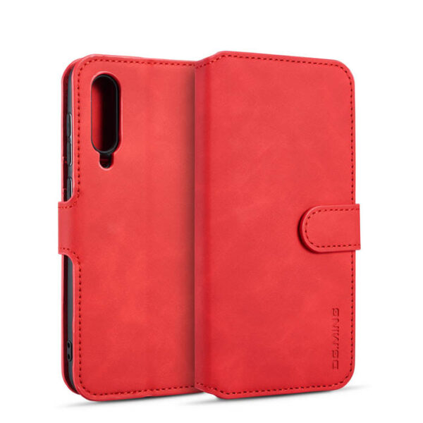 DG.MING Samsung Galaxy A50/A50S/A30S Wallet Stand Case Red