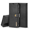 DG.MING Samsung Galaxy A71 Wallet Magnetic Split Leather Case Black