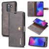 DG.MING Samsung Galaxy A6 Plus 2018 Wallet Magnetic Case Gray