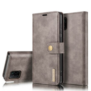 DG.MING Samsung Galaxy A91/S10 Lite/M80S Wallet Magnetic Case Gray