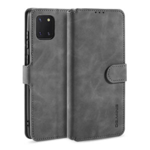 DG.MING Samsung Galaxy A81/Note 10 Lite/M60S Wallet Stand Case Gray