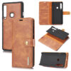 DG.MING Samsung Galaxy A9 2018/A9S Wallet Magnetic Case Brown