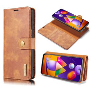 DG.MING Samsung Galaxy M31S Wallet Magnetic Detachable 2 in 1 Case