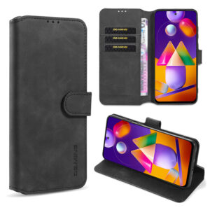 DG.MING Samsung Galaxy M31S Wallet Stand PU Leather Case