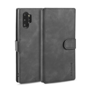 DG.MING Samsung Galaxy Note 10 Plus Wallet Stand Magnetic Case Black