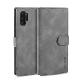 DG.MING Samsung Galaxy Note 10 Plus Wallet Stand Magnetic Case Gray