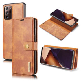 DG.MING Samsung Galaxy Note 20 Ultra Wallet Magnetic Case Brown