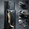 DG.MING Samsung Galaxy S21 FE Magnetic 2 in 1 Wallet Case