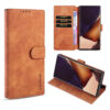 DG.MING Samsung Galaxy Note 20 Ultra Wallet Stand Case Brown