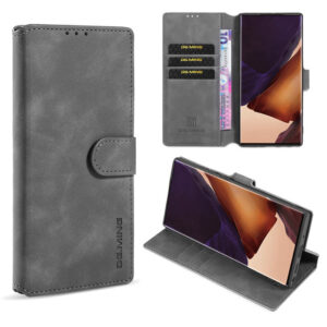 DG.MING Samsung Galaxy Note 20 Ultra Wallet Stand Case Gray
