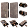 DG.MING Samsung Galaxy Note 8 Wallet Stand Split Leather Case Gray