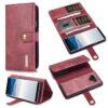DG.MING Samsung Galaxy Note 9 Wallet Stand Split Leather Case Red