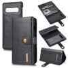DG.MING Samsung Galaxy S10 Plus Wallet Stand Split Leather Case Black