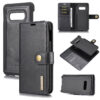 DG.MING Samsung Galaxy S10e Wallet Magnetic Split Leather Case Black