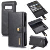 DG.MING Samsung Galaxy S10e Wallet Stand Split Leather Case Black