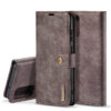 DG.MING Samsung Galaxy S20 Ultra Wallet Magnetic Split Leather Case Gray