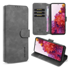 DG.MING Samsung Galaxy S20 FE Wallet Stand PU Leather Case