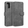 DG.MING Samsung Galaxy S20 Wallet PU Leather Case Gray