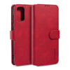 DG.MING Samsung Galaxy S20 Wallet PU Leather Case Red