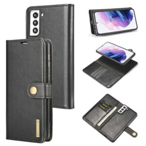 DG.MING Samsung Galaxy S21 Wallet Magnetic Detachable 2 in 1 Case