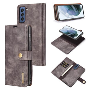 DG.MING Samsung Galaxy S21 FE Wallet Magnetic Case